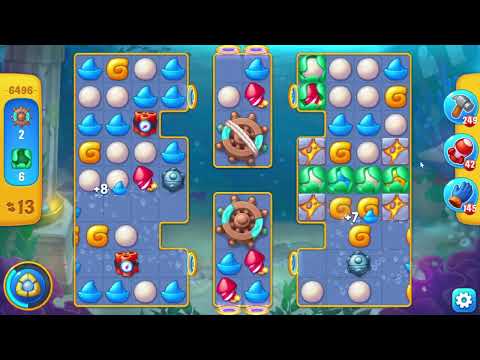 Fishdom 6496 Level - 21 moves - NO BooSTERS