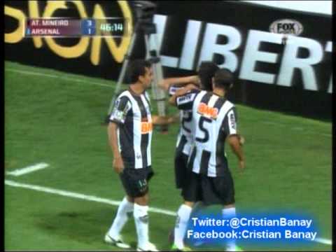Atletico Mineiro 5 Arsenal 2 Copa Libertadores 2013 Los goles (3/4/2013)
