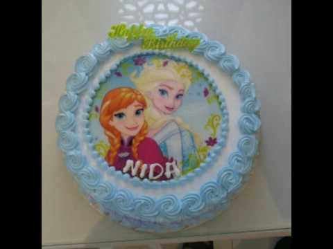 Nida birthday.... Elsa & Anna cake