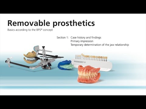 Removable prosthetics workflow 1/7 – First clinical appointment Video