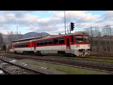 1.15 Cecaňa Vrútky - Trstená 30.12.2022 - Oravský Podzámok / Retro train / tren #shorts #shortstrain