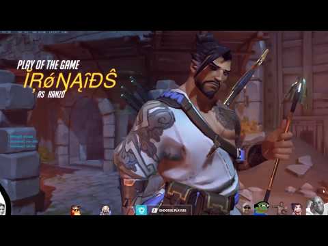 IronAids Hanzo Destroying POTG - Top 500 Overwatch Season 18