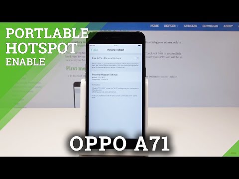 How to Enable Mobile Data in OPPO A71 - Wi-Fi Hotspot