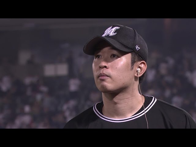 マリーンズ・種市篤暉投手ヒーローインタビュー 8月27日 オリックス・バファローズ 対 千葉ロッテマリーンズ