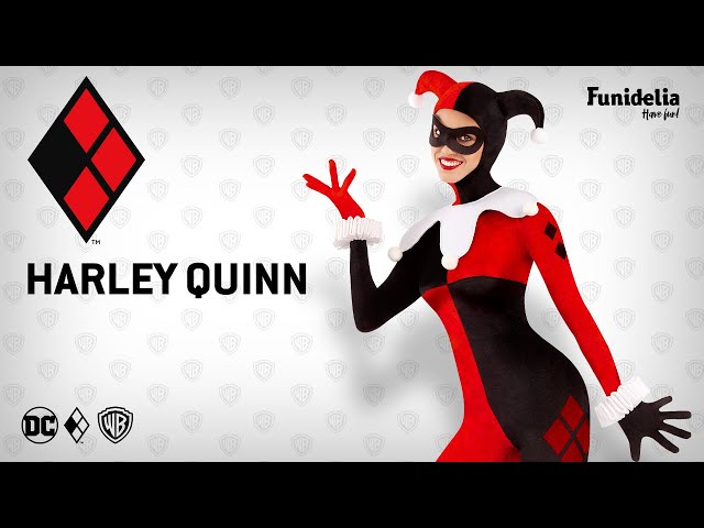 Vídeo relacionado con Funidelia Kit disfraz Oficial Harley Quinn - Suicide Squad para mujer, Incluye camiseta y chaqueta, DC Comics - Traje para adultos para Carnaval y Halloween - Talla L