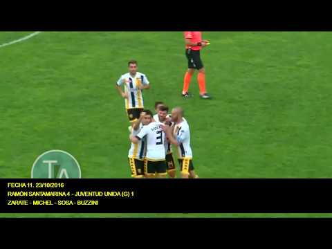 B Nacional 16/17. Todos los goles de Ramón Santamarina.