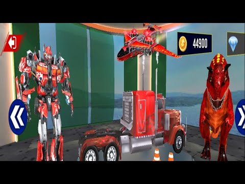 Police Truck Robot Game - Dino | Android Gameplay