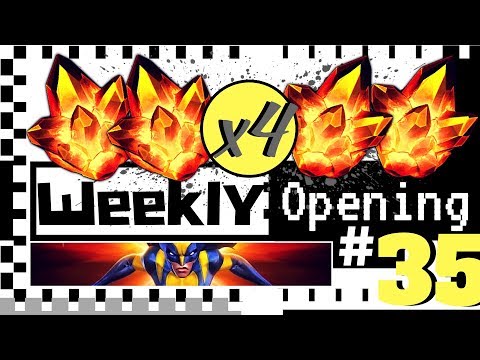 Quad Feed!! 4x Four Star Crystals - New Champ! | MCOC