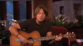 Keith Urban sings ONLY YOU CAN LOVE ME THIS WAY for Ellen(01/18/10)