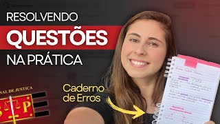TJSP | Como resolver questões (NA PRÁTICA) + Caderno de erros