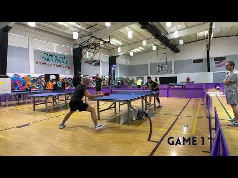 Table Tennis Tournament Highlights: Tyson M. (1742) vs. Page H. (1507) - 2023 Sunshine State Games