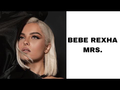 Bebe Rexha - Mrs (Lyrics)