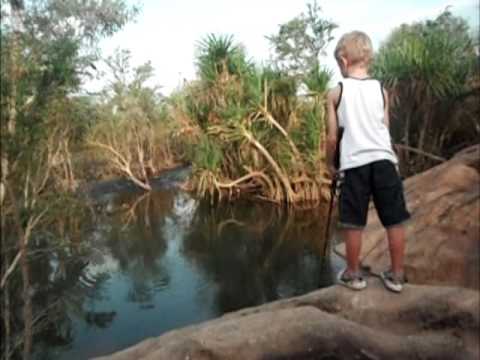 Fishing near Buttons Crossing Kununurra