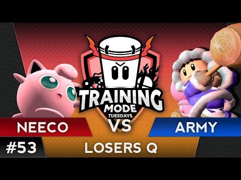 TMT 53 - Army (Icies) VS Neeco (Puff) - SSBM Losers Q - Melee