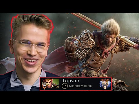 Topson is Training his Monkey King Hard  #ti12