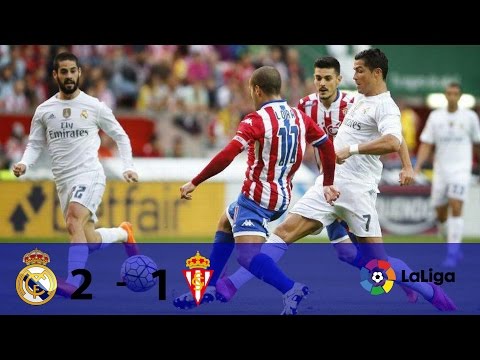 REAL MADRID VS SPORTING GIJON 2 - 1 √ Gols e Melhores Momentos √ La Liga 26/11/2016