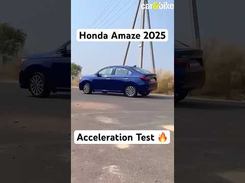 Thumbnail for New Honda Amaze CVT 2025 ✅ Acceleration test 🔥 by Honda Amaze