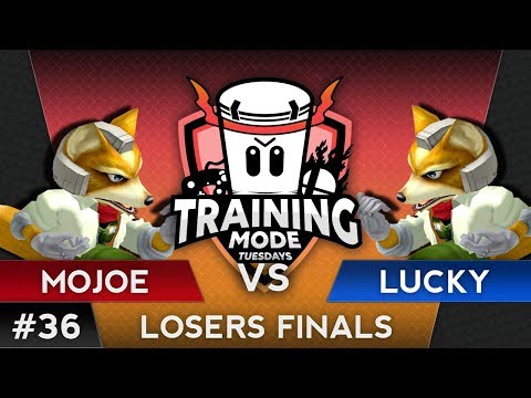 TMT 36 - Lucky (Fox) VS Mojoe (Fox) - SSBM Losers Finals - Smash Melee