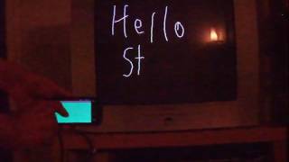 Touch screen input on the Acorn Electron via the cassette port