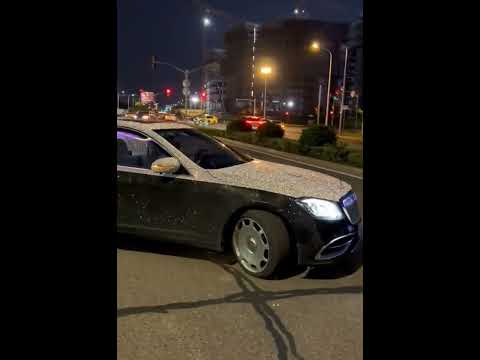Mercedes Benz Maybach-Pullman # Mercedes # Diamonds all over the body [In Shanghai City, China] 🇨🇳