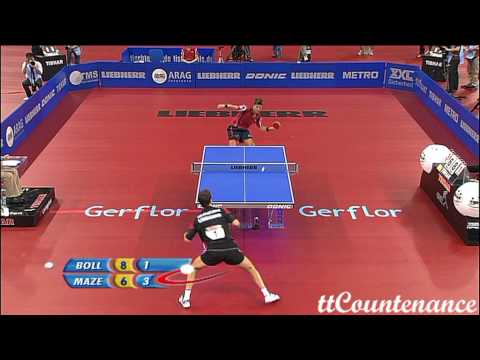 European Championships: Michael Maze-Timo Boll