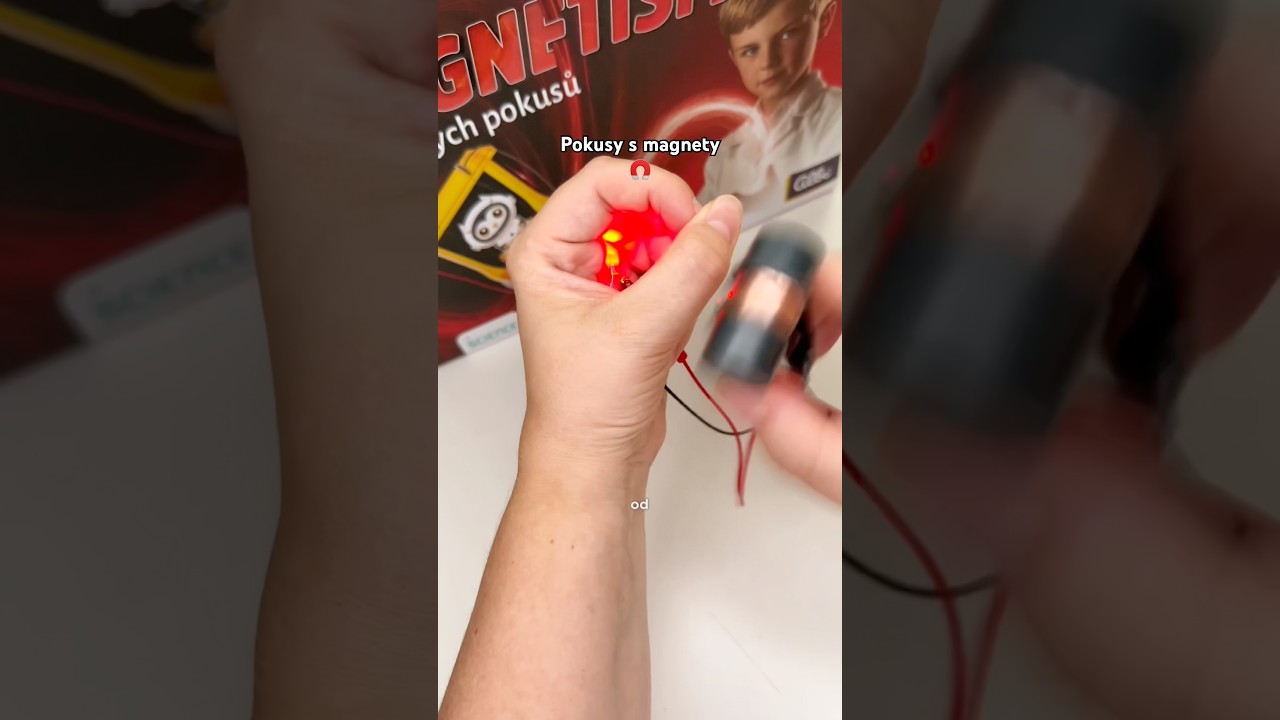 Objevuj kouzlo magnetů - pokusy s magnetismem