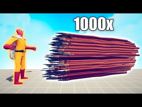 1000x OVERPOWERED SPEAR THOWER vs EVERY UNITS - TABS | Totally Accurate Battle Simulator 2025