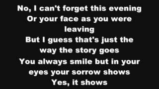 Harry Nilsson- Without you With Lyrics