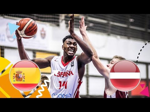 Spain v Latvia - Full Game - FIBA U16 European Championship 2018