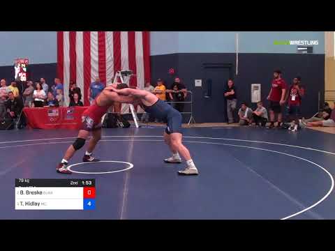 2018 FS WTT Challenge/UWW Juniors 79 3rd Place - Beau Breske (Sunk) Vs. Trent Hidlay (MC).mp4