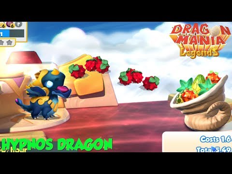 Upgrade Hypnos dragon level 72 How much food Spend? Gameplay Part 1040 HD - Dragon Mania Legends