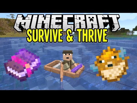 Minecraft | Fishing for Treasure! (and Fish...) | Minecraft Survival Let's Play Tutorial Ep 17