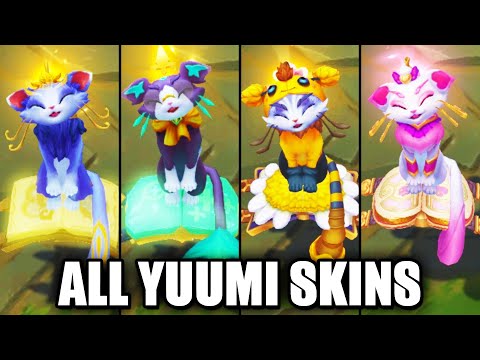 All Yuumi Skins Spotlight (League of Legends)