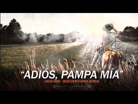 Carlos Gardel | Adiós pampa mía (IA Cover 2024) (Subtitulada)
