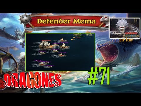 Dragones, el Resurgir de Mema "#071 - Defender Mema de Flota 71 y Catapulta al nivel 6" por Tony