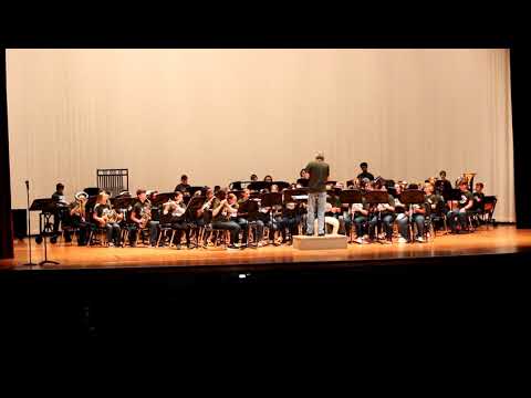District II Junior High Honor Band (Red River) performing Daydreaming 1-20-18