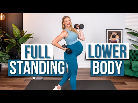 30-minute FULL STANDING Lower Body Strength Training for MUSCULAR DEFINITION