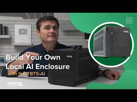 Build Your Own AI Enclosure with The Plugable TBT5-AI