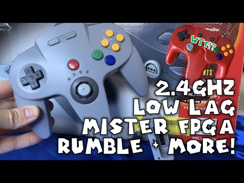 The BEST Wireless N64 Controller! Play on original Nintendo 64 console, Switch, Mister FPGA, Saffun