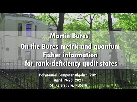 On the Bures metric and quantum Fisher information for qudit states | Martin Bures