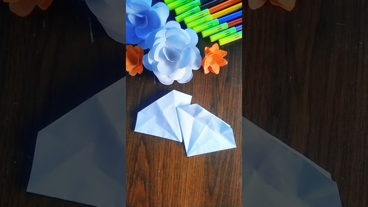How to make Diamond shape with paper 🔷🔹💠 #shorts