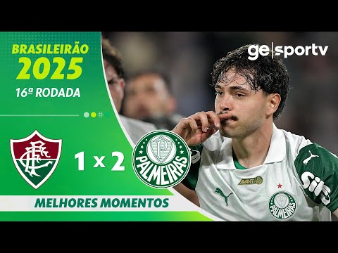 Gols e lances de Fluminense x Palmeiras