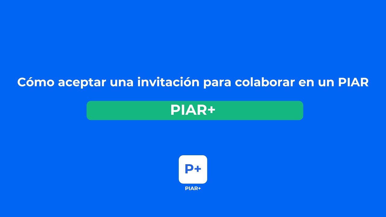 Tutorial: Aceptar una invitación externa a un PIAR