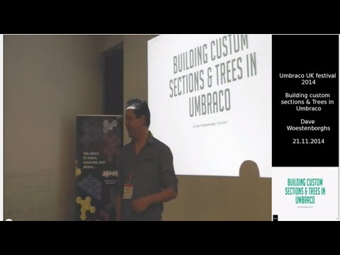 Umbraco UK Festival 2014 - Dave Woestenborghs - Building Custom Sections