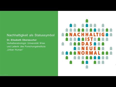 DGNB Talks "Nachhaltig ist das neue Normal": Dr. Elisabeth Oberzaucher