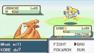 Pokemon Fire Red - Secret Cave of Viridian City - Jirachi