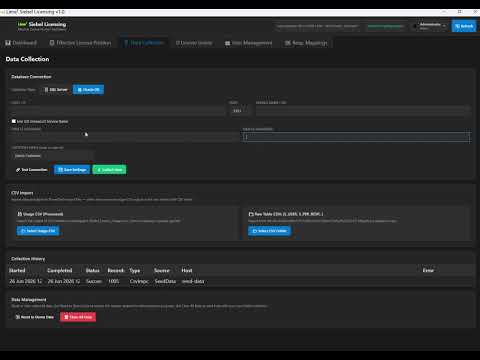Import from a query export