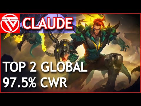 97.5% Current Win Rate Claude, Highest WR | Top 2 Global Claude by Chornelis Tipest | Mobile Legends