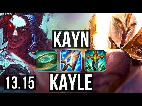 KAYN vs KAYLE (MID) | 8 solo kills, 1.4M mastery, Legendary, 300+ games | NA Diamond | 13.15