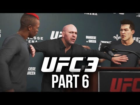 EA Sports UFC 3 Career Mode Gameplay Walkthrough Part 6 - 2nd RIVAL FIGHT
